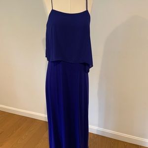 Vince Camuto strapy chiffon and cotton dress